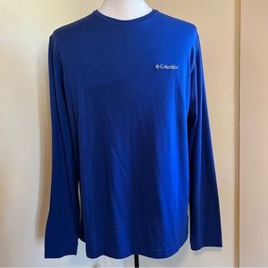Columbia Omni-Wick Long Sleeve Blue L